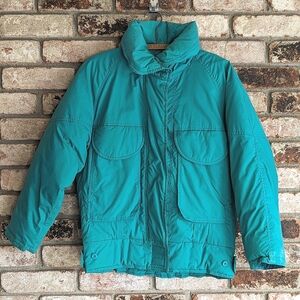 🩵 Towne Limits Teal Down Puffer Vintage S